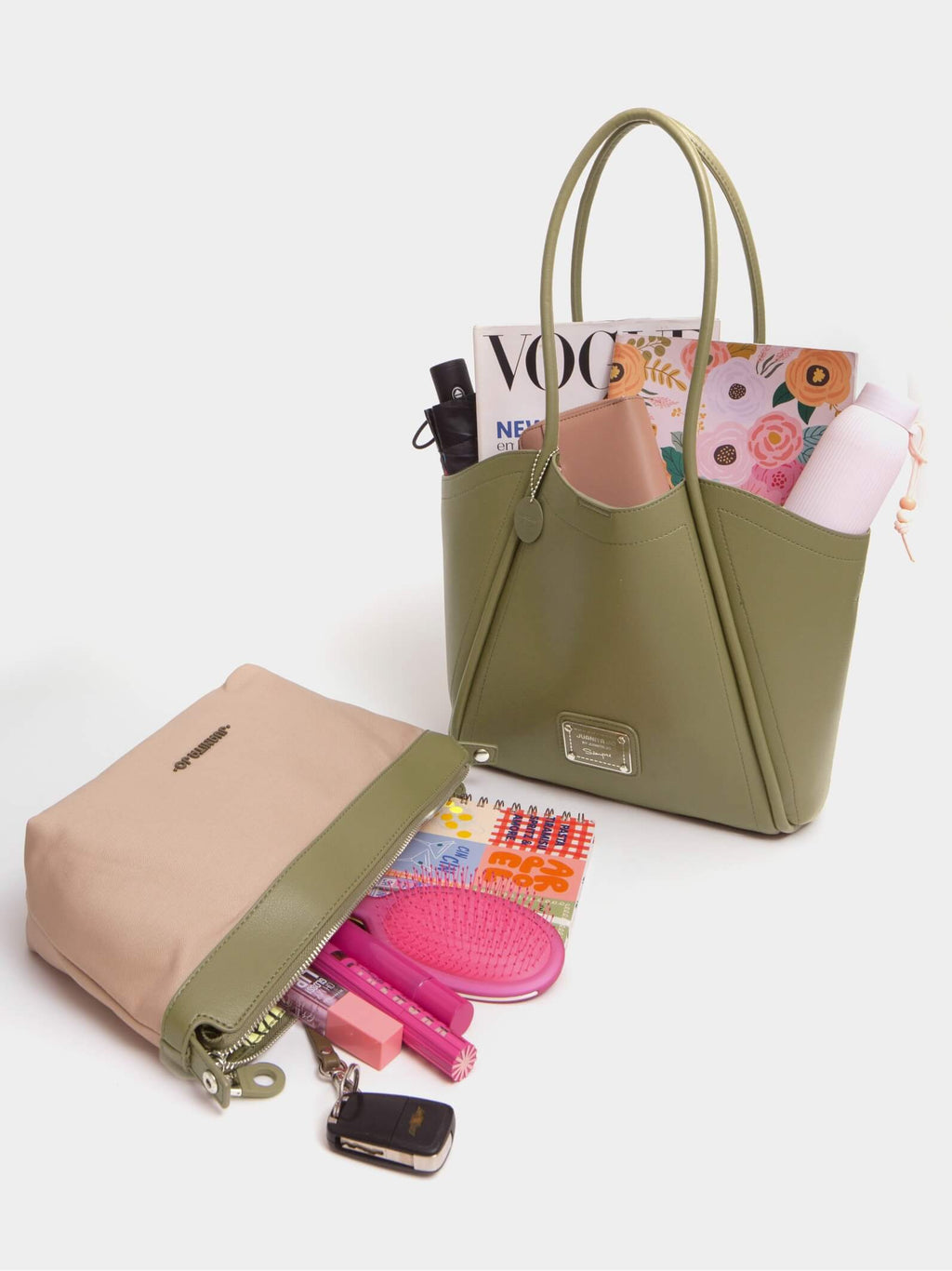 Cartera Carol Grande Verde