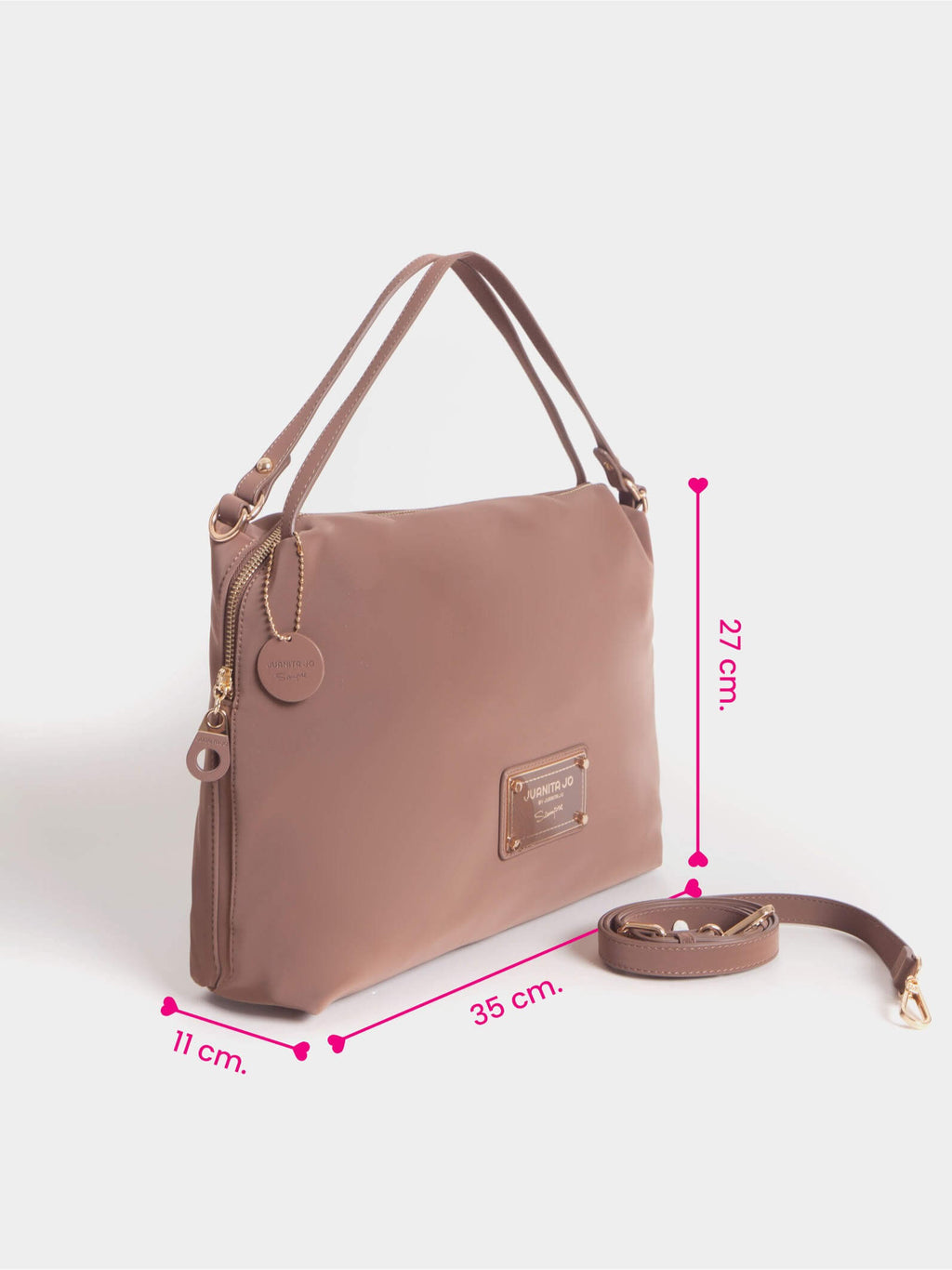 Cartera Mediana Chocolate Amira Chocolate