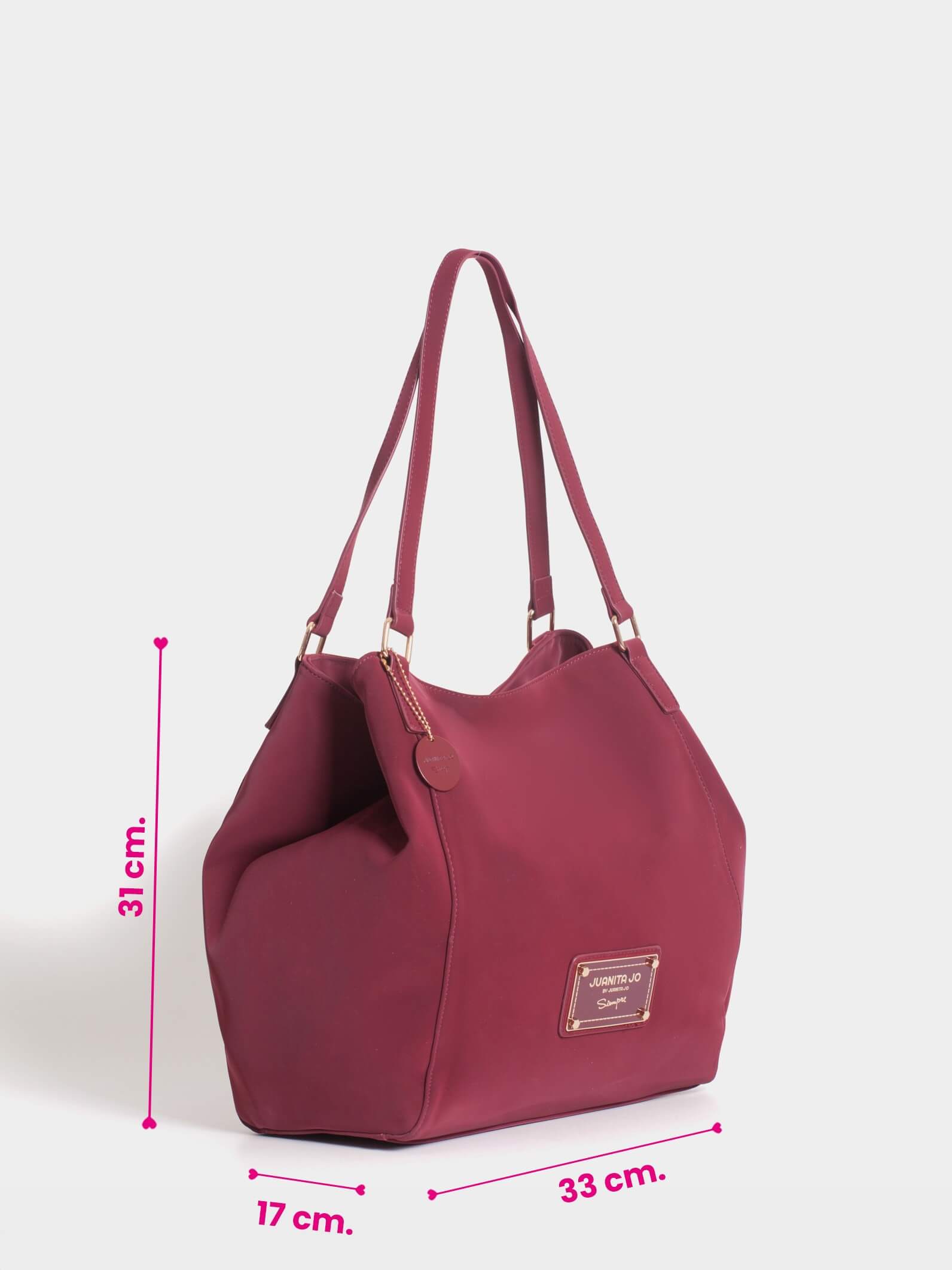 Cartera Grande Bordó Amira Bordo