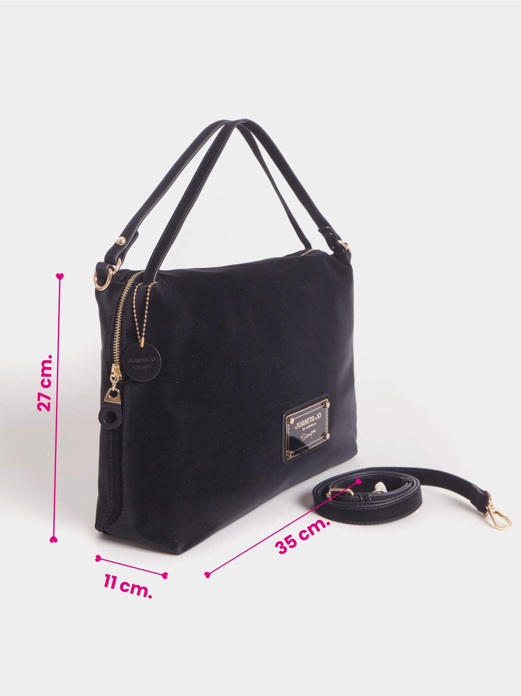 Cartera Mediana Negra Amira