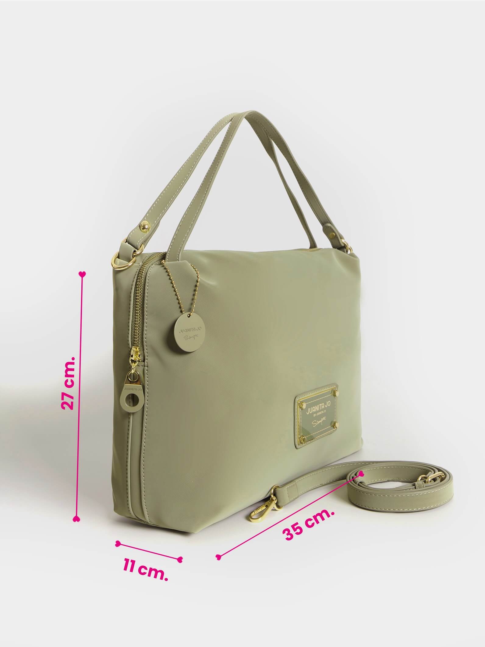 Cartera Mediana Verde Amira Verde