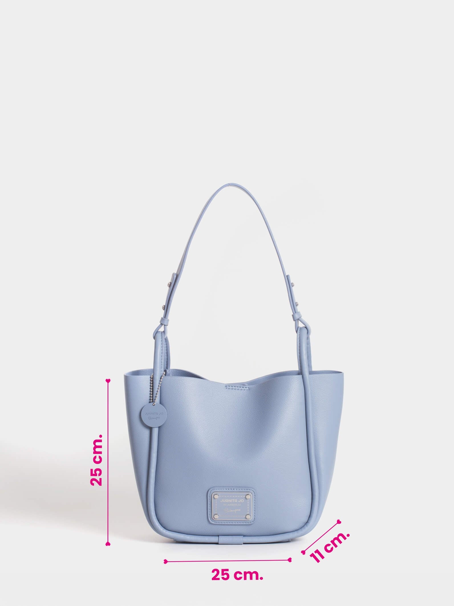 Cartera Carol Mediana Celeste